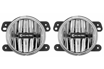 KC Hilites 497 4" Gravity SAE LEF G4 Fog Light Pair for Jeep Wrangler JK 2010-2018