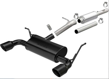 MagnaFlow 19327 Street Series Cat-Back Exhaust System in Black for Jeep Wrangler JK 2012-2018