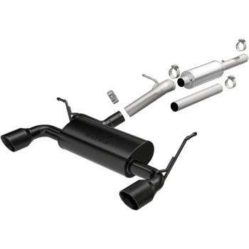 MagnaFlow 19327 Street Series Cat-Back Exhaust System in Black for Jeep Wrangler JK 2012-2018