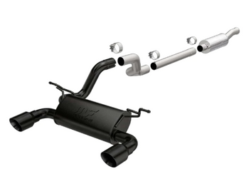 MagnaFlow 19437 Street Series Cat-Back Exhaust System in Black for Jeep Wrangler JL 2.0L 2018+