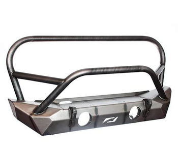 Motobilt MB1025F-L Hammer Series Front Bumper with Grille Hoop,Stinger and Fogs for Jeep Wrangler JK 2007-2018