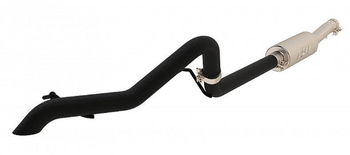 MBRP S5530BLK Off Road Cat-Back Exhaust System for Jeep Wrangler JK 3.6L 2012-2018