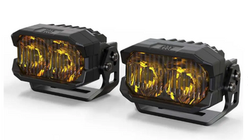 Morimoto BAF107 2Banger Off-Road LED Pods NCS Combo Beam in Yellow