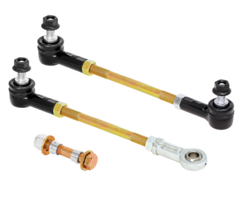 Rock Jock RJ-243100-103 Front Sway Bar End Links | Sealed Ends 8 1/2" Rods for Jeep Wrangler JL & Gladiator JT 2018+