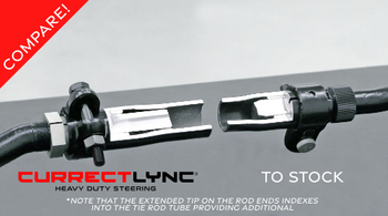 Rock Jock JK-9704TR Currectlync Tie Rod for Jeep Wrangler JK 2007-2018