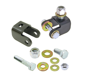 Rock Jock CE-9807FSRK Front Shock Relocator Kit for Jeep Wrangler JK 2007-2018