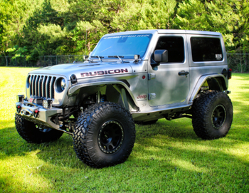 Motobilt MB1102-A Aluminum Rear Fender Flares for Jeep Wrangler JL 2018+