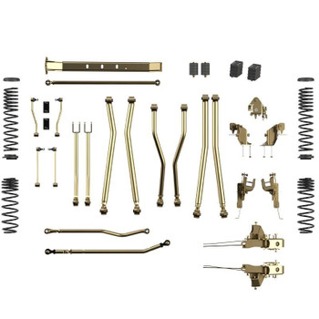 MetalCloak A5445 4.5" Four Link Long Arm Suspension for Jeep Wrangler JL 4 Door 392 2021+