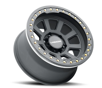 Vision Wheels 350BL7973SBBR-40 Ojos Beadlock 17x9 5x5 in Satin Black