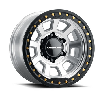 Vision Wheels 350BL7973ACBR-40 Ojos Beadlock 17x9 5x5 in Machined