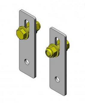 Clayton Off Road 1309501 Stainless Steel Front Brake Line Extension Brackets for Jeep Wrangler JL & Gladiator JT 2018+