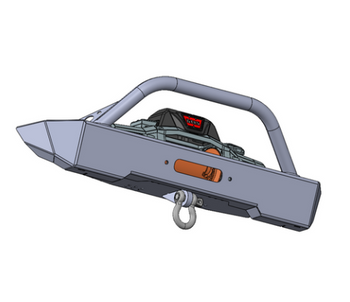 Savvy Designz SD0009 Krawler Light Front Bumper Kit with Hoop for Jeep Wrangler JL & Gladiator JT 2018+