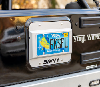 Savvy Offroad SD0013 Aluminum Spare Tire Delete for Jeep Wrangler JK 2007-2018