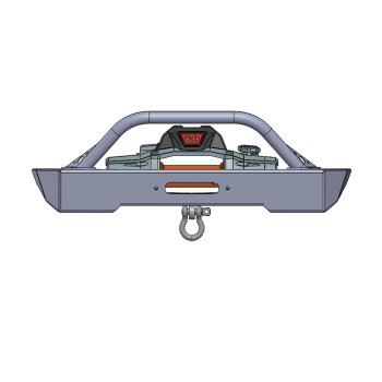 Savvy Offroad SD0010 Krawler Lite Front Bumper with Hoop for Jeep Wrangler JK 2007-2018