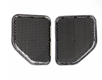 Recon 264337BK Rear Fender Lenses 2-Piece Set in Smoked for Jeep Wrangler JL 2018+