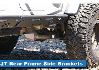 MetalCloak 7710 Rear Long Arm Mounts for Jeep Gladiator JT 2020+