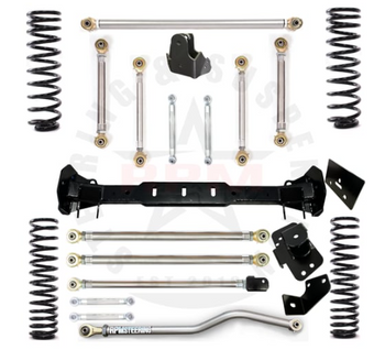 RPM Steering RPM-JTH45 4.5" Ultimate Aluminum Hybrid Long Arm Lift Kit for Jeep Gladiator JT