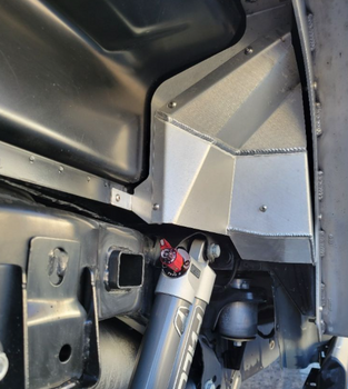 Nemesis Industries 16671 Rear Shorty Inner Fender Liner for Non-Factory Style SwayBars for Jeep Gladiator JT 2020+