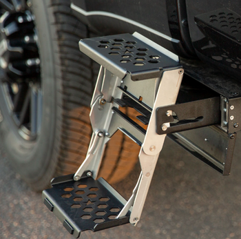 Rock Slide Engineering RS-100-9 R-Step 9" Truck Bed Step for Jeep Gladiator JT, Toyota Tacoma & Ford F250/F350 2016-2023