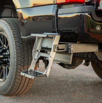 Rock Slide Engineering RS-100-9 R-Step 9" Truck Bed Step for Jeep Gladiator JT, Toyota Tacoma & Ford F250/F350 2016-2023