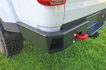 Rock Hard 4x4 RH-80342 Aluminum Patriot Series Rear Bumper for Jeep Gladiator JT 2020+