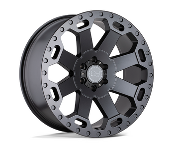 Black Rhino Wheels 1790WAR-25127G71 Warlord Wheel 17x9 in Matte Gunmetal