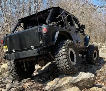 Outta Hand Fab JK-INVISA-REAR-2.0 Rear Invisa Bumper 2.0 for Jeep Wrangler JK 2007-2018