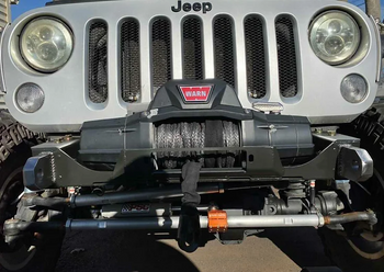 Outta Hand Fab JKJL-ELT-FRNT-ALUM-NT Elite Front Bumper for Jeep Wrangler JK & JL 2007+