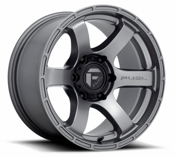 Fuel D76717908445 Rush Wheel 17x9 6x139.7 in Matte Gunmetal