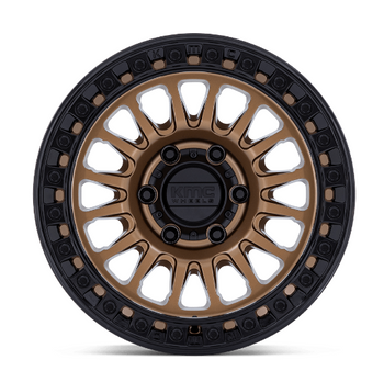KMC Wheels KM552ZB17855010N KM552 IMS Wheel 17x9 in Matte Bronze with Gloss Black Lip
