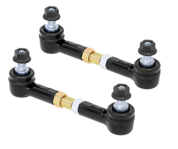 Rock Jock RJ-283100-101 Front Adjustable Sway Bar End Link Kit | 3.5" Rods for Ford Bronco 2021+