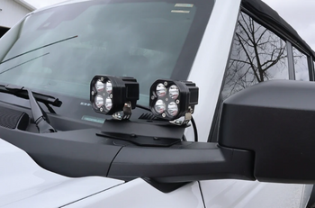 LoD Offroad BLM2101 Black Ops Double A-Pillar Base Light Mount for Ford Bronco 2021+