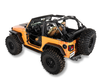 Bestop 54930-35 TrekTop Glide in Black Diamond for Jeep Wrangler JL 2 Door 2018+