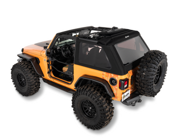 Bestop 54930-35 TrekTop Glide in Black Diamond for Jeep Wrangler JL 2 Door 2018+