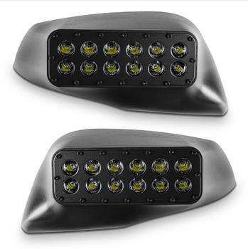 Oracle Lighting 5919-001 LED Off-Road Side Mirror Ditch Lights for Toyota Tacoma Gen 3 2016-2023