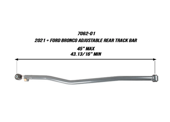 Synergy 7062-01 Rear Adjustable Track Bar for Ford Bronco 2021+