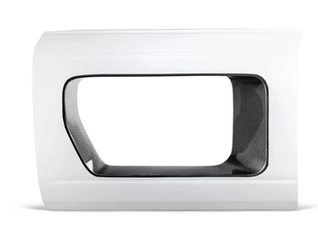 Anderson Composites AC-DD21FDBR4D-HA-F-PC Fiberglass Halo Front Doors with Carbon Fiber Inserts for Ford Bronco 2021+