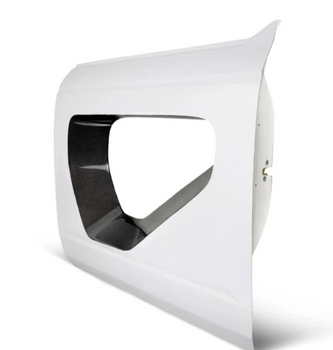 Anderson Composites AC-DD21FDBR2D-HA-PC Fiberglass Halo Front Doors with Carbon Fiber Inserts for Ford Bronco 2 Door 2021+