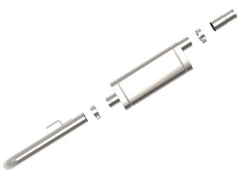 aFe Power 49-48082 ROCK Basher 3" Cat-Back Exhaust System for 3.6L Jeep Gladiator JT 2020+