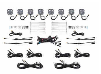 Diode Dynamics DD7744 RGBW Rock Light Installer Kit 8-Pack