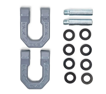 DV8 Offroad UNSK-01GR Elite Series D-Ring Pair in Gray