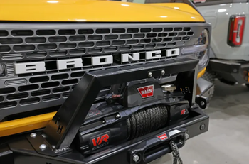 Rock Hard 4x4 RH-60212 Light Mount with Camera Relocation for RH-60211 Winch Mounting Plate for Ford Bronco 2021+