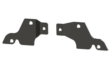 EVO MFG EVO-3178B KSPEC Tube Bumper Lower Fog Light Mounting Bracket Kit for Jeep Wrangler JK, JL & Gladiator JT 2007+