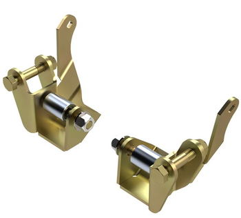 MetalCloak 7624 Outboard Shock Mount Spacer Relocation Kit Front Lower for Jeep Wrangler JL & Gladiator JT 2018+