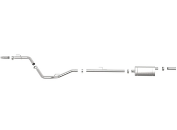 aFe Power 49-48088 Apollo GT Series 2.5" 409 Stainless Steel Hi-Tuck Cat Back Exhaust System for 3.6L Jeep Gladiator JT 2020+