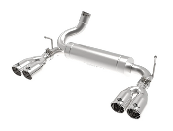 aFe Power 49-48086-P Rebel Series 2.5" 409 Stainless Steel Axle Back Exhaust for Jeep Wrangler JK 2007-2018