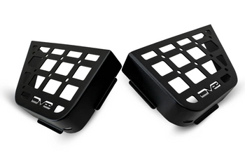 DV8 Offroad MPJK-08 Slim Rear Door Molle Pockets for Jeep Wrangler JK 4 Door 2011-2018