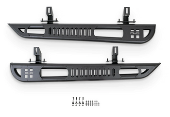 DV8 Offroad SRJL-10 OE Plus Side Steps for Jeep Wrangler JL 2 Door 2018+