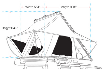 Ironman 4x4 IRTT0056 Orion 1400 Rooftop Tent