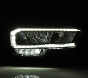 AlphaRex 880702 LUXX-Series LED Crystal Headlights for Toyota Tacoma 2016-2023